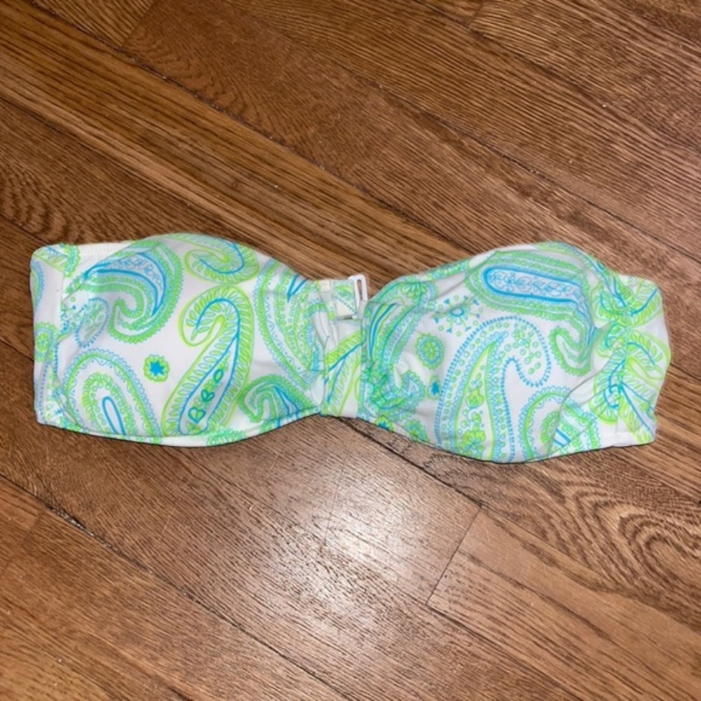 VICTORIAS SECRET PINK BANDEAU SWIM TOP
